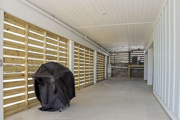 Grilling Area Under House