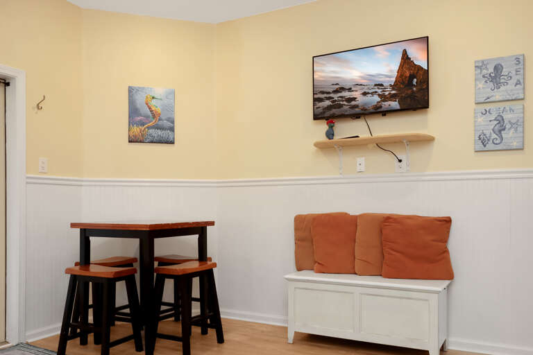 Ground Floor Den with TV