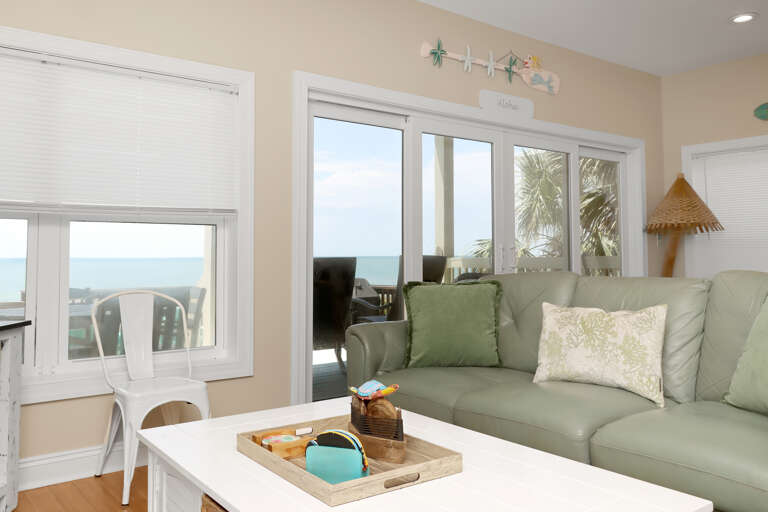 Living Room with Beach View
