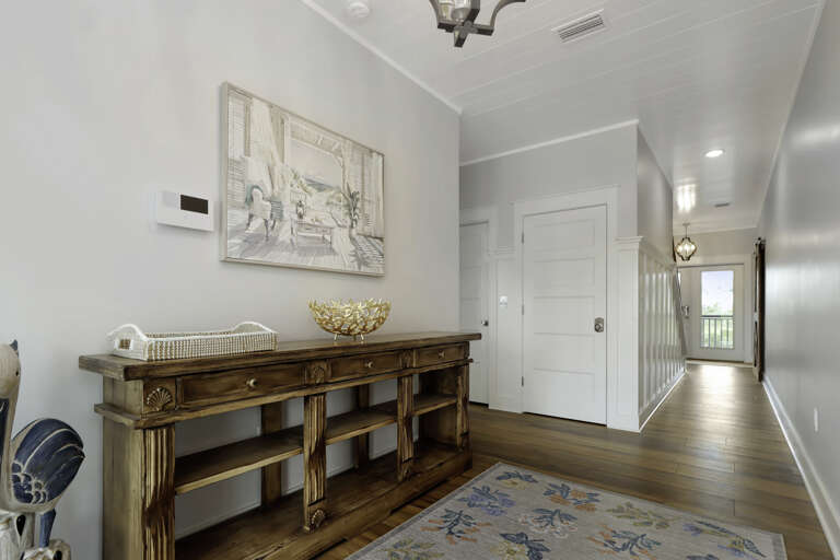 Main Floor Entrance with View of Door to Back Deck