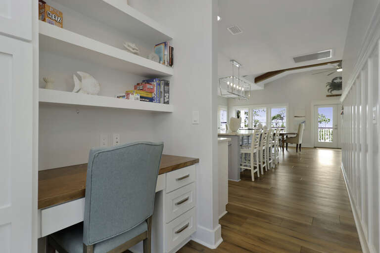 Workspace Just off Kitchen