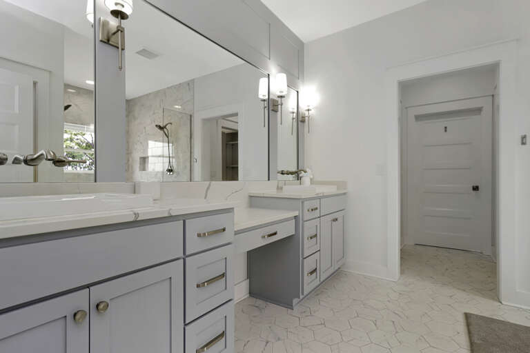 Bedroom 1 - Master Bath with His and Her Closets