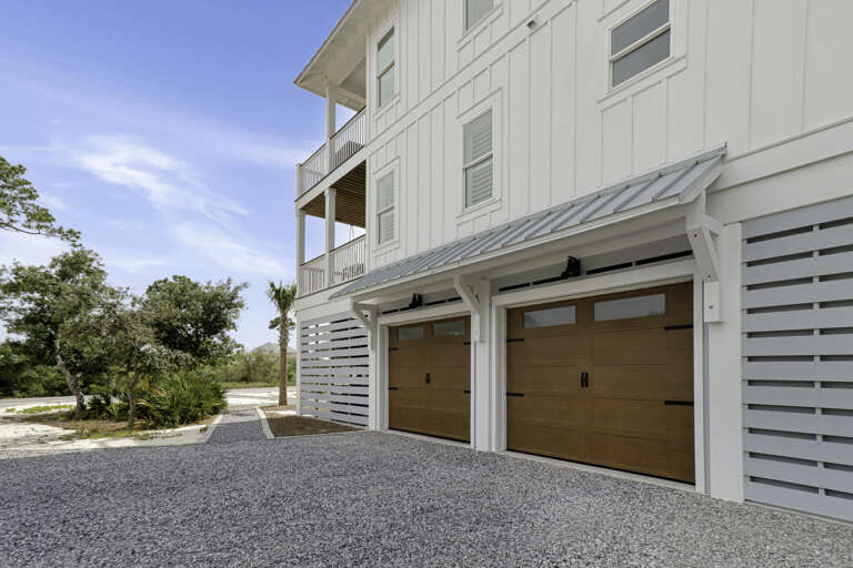 Two Garage Entrances
