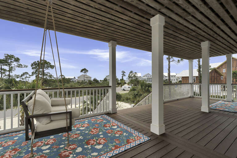 Large Covered Deck on First Floor