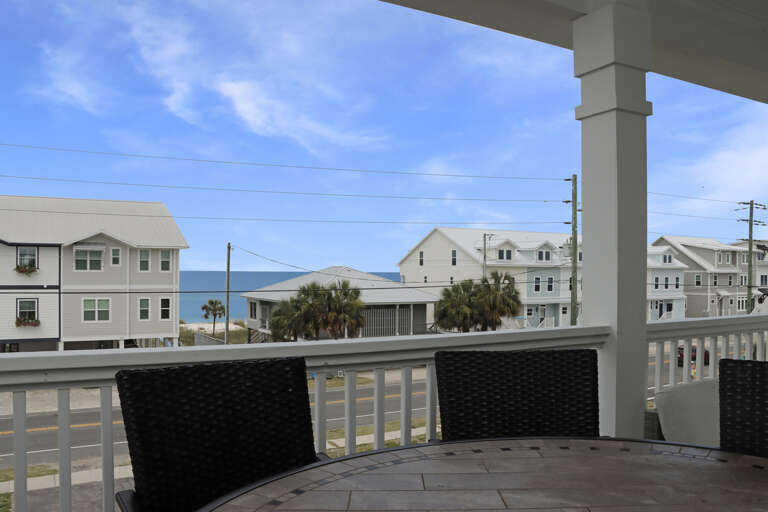 Outdoor Dining with Beach View