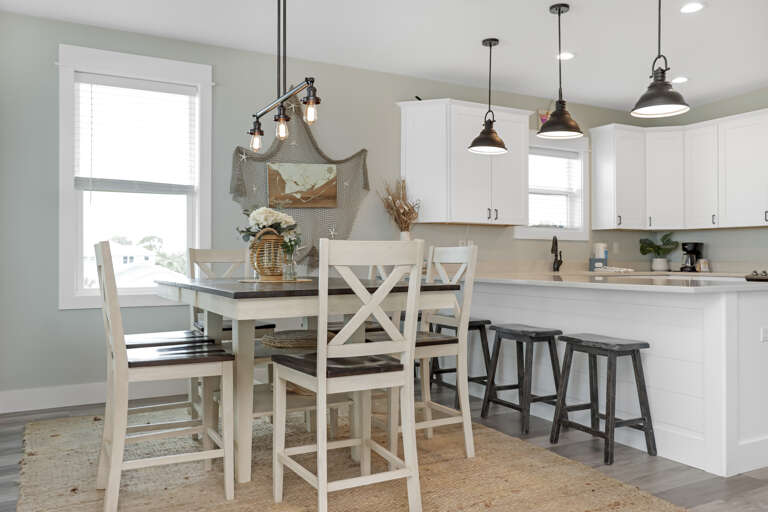 Dining Table and Bar Seating