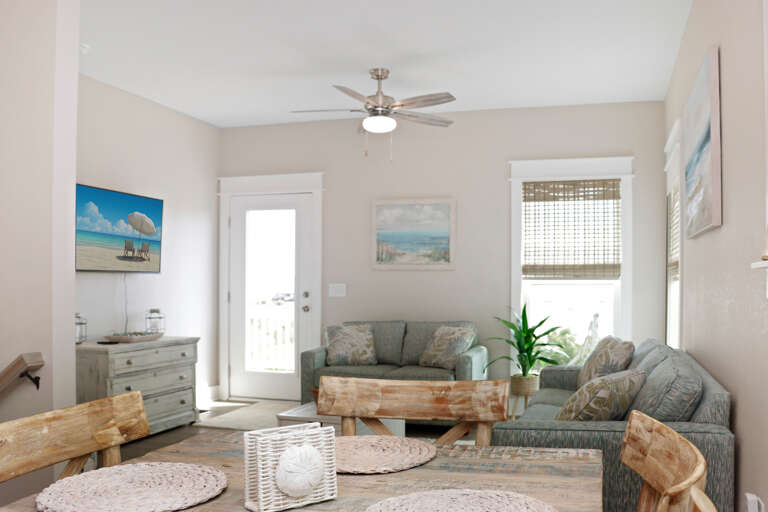Dining Area and Living Room