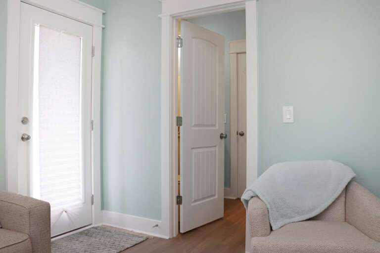 Office Connected to Full Bathroom