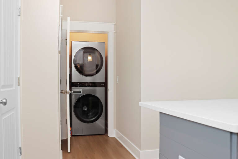 Laundry Closet Near Kitchen on Main Floor