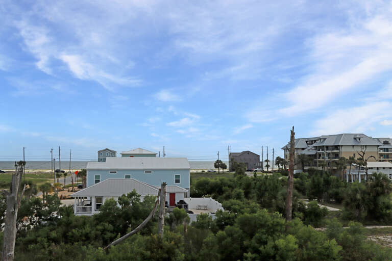 Beach View from Top Floor Deck