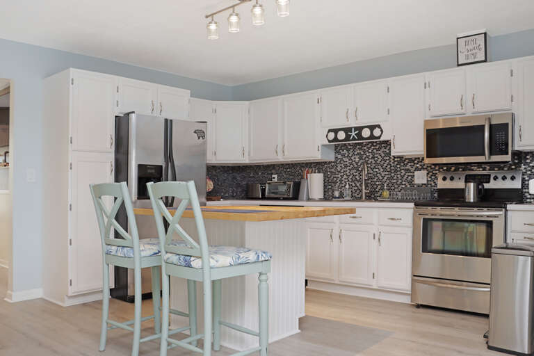 Kitchen with Bar Seating