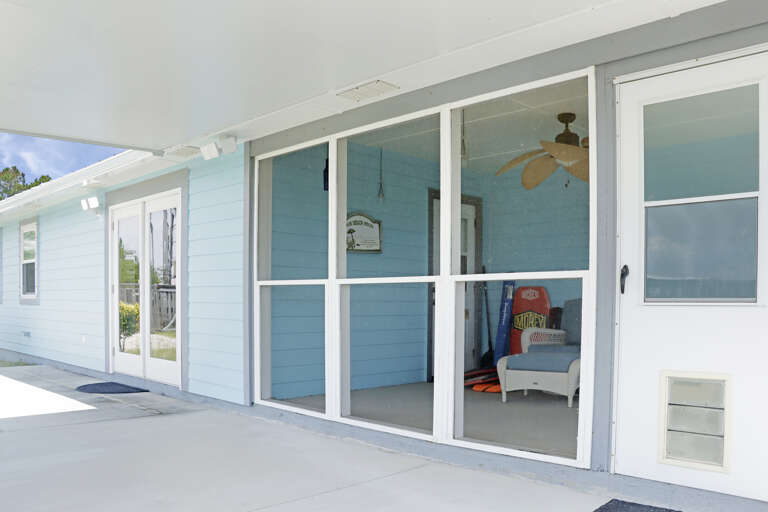 Screen Porch Overlooking Patio Screen Porch Overlooking Patio