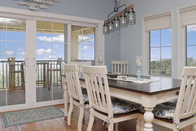 Beach Front Dining Area