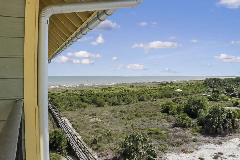 Bedroom 1 - Beach View from Deck