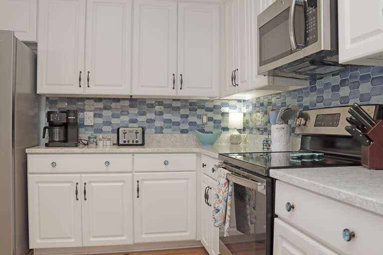 Cool Blue Kitchen