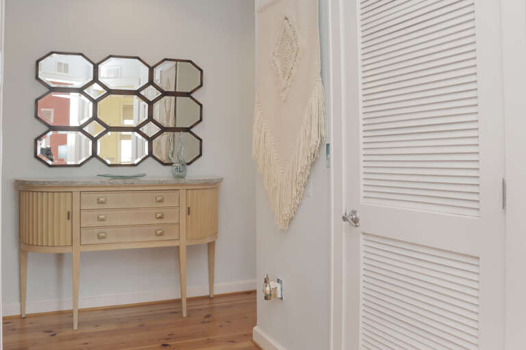 Hallway with Laundry Closet