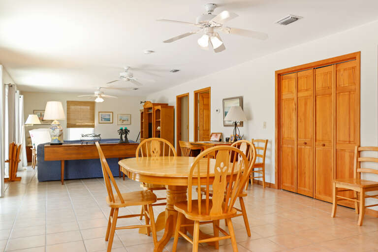 Dining Area and Living Room