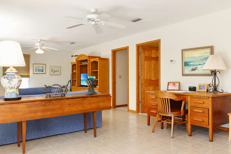 Private Workspace and Living Room