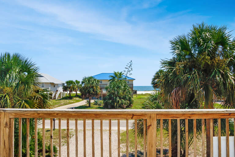 Quiet Beach Across Street