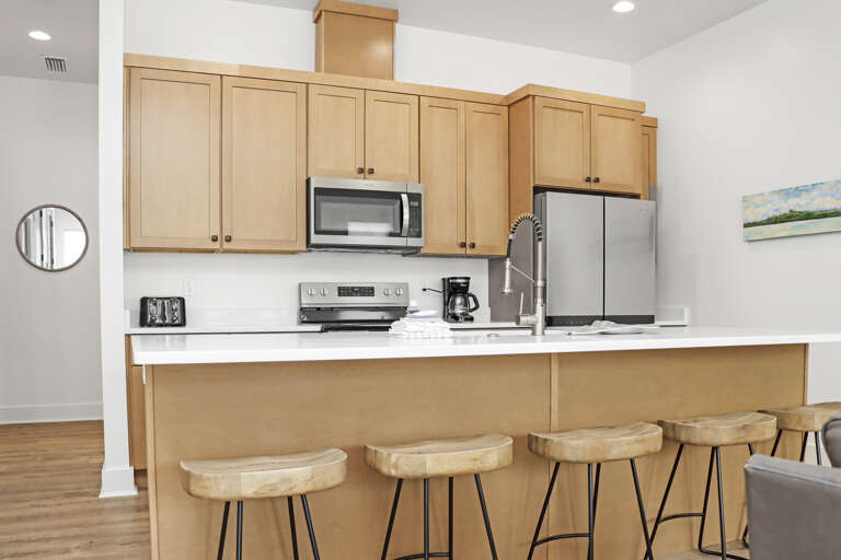 Kitchen with Bar Seating