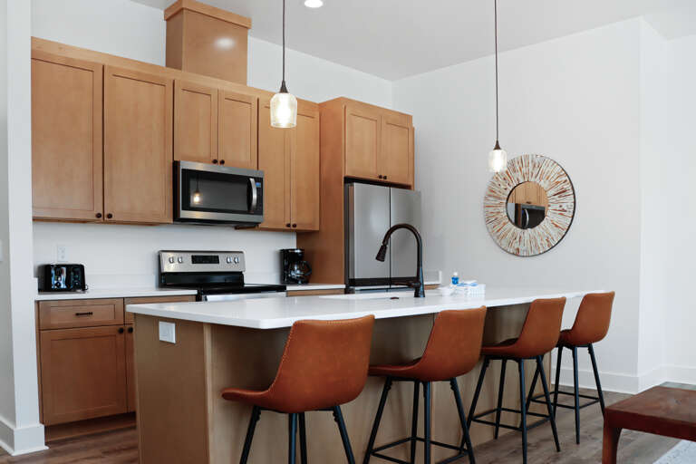 Kitchen with Bar Seating