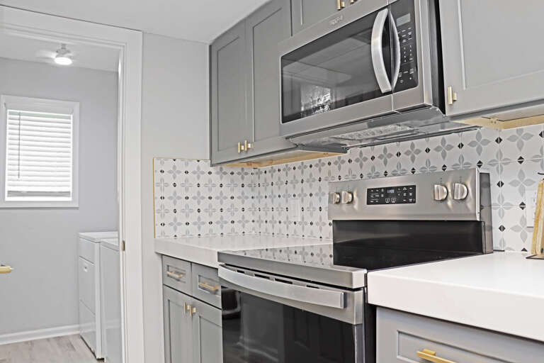 Kitchen with Laundry Room
