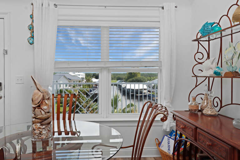 Dining Area View of Canal