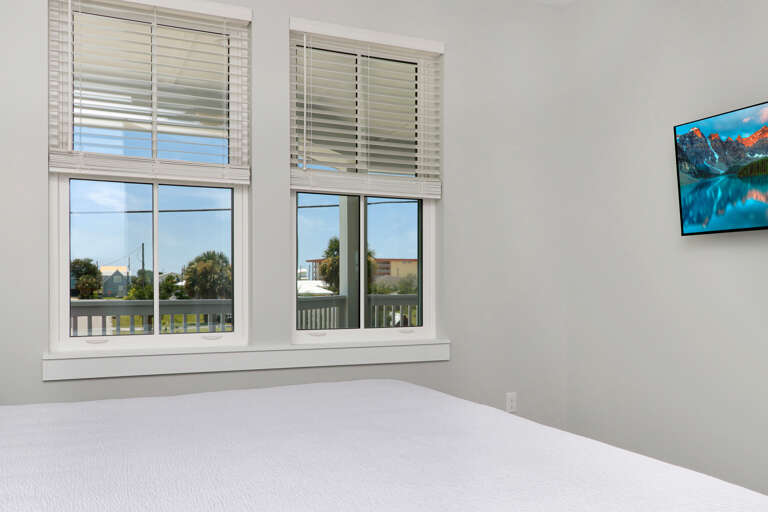 Bedroom 1 - View onto Deck