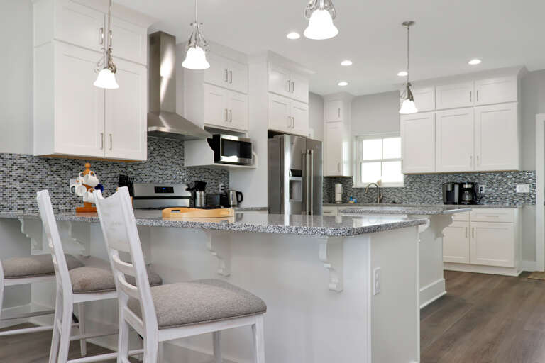 Kitchen with Bar Seating