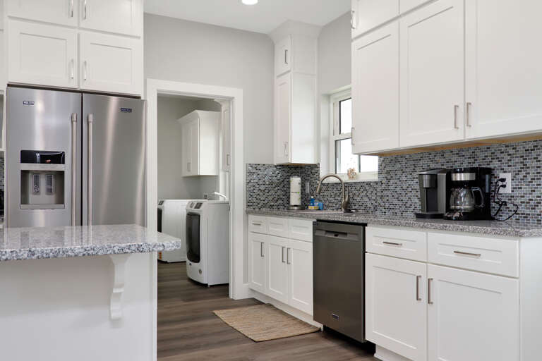 Kitchen and Laundry Room