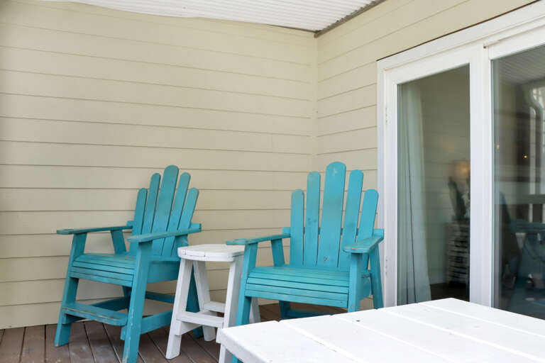 Covered Beachfront Deck