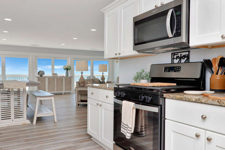 Kitchen and Living Area