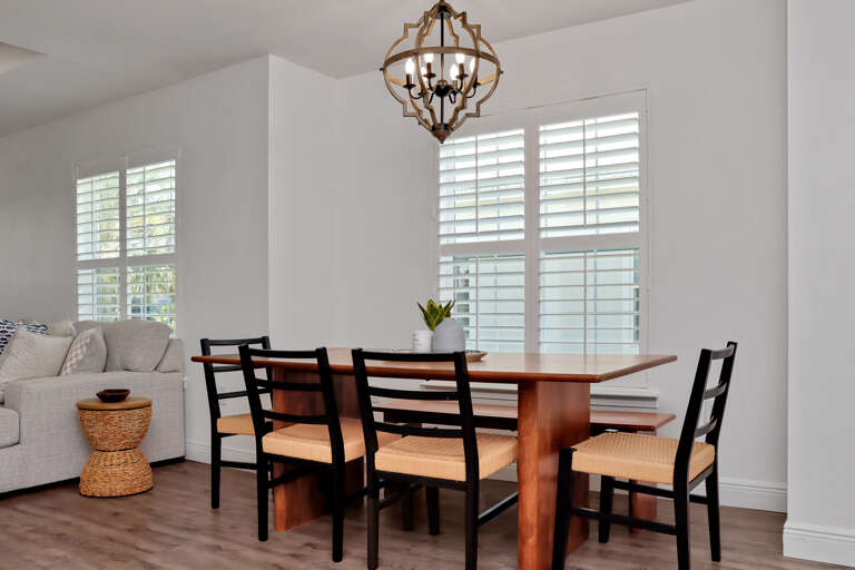 Dining Area and Living Room