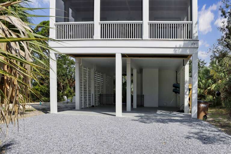Parking in Driveway and Under House