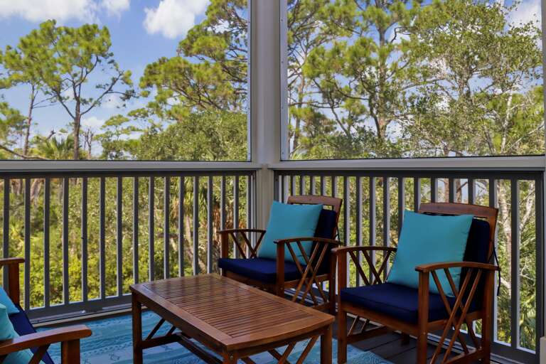 First Floor Screened Deck - Lagoon Side