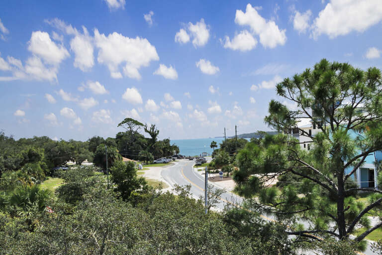 View of the Indian Pass Boat Ramp