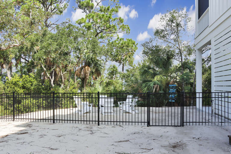 Fenced Yard and Fire Pit