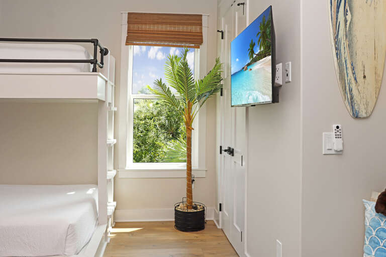 Bedroom 1 with TV