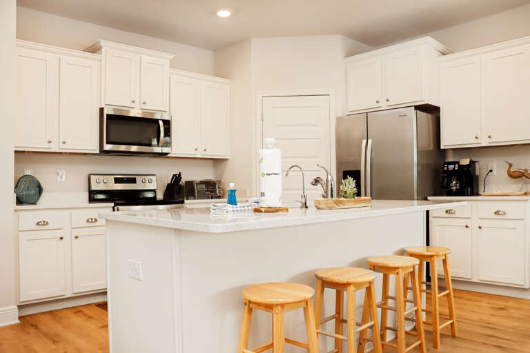 Kitchen with Bar Seating Kitchen with Bar Seating