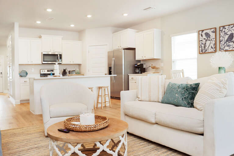 Living Room and Kitchen Living Room and Kitchen