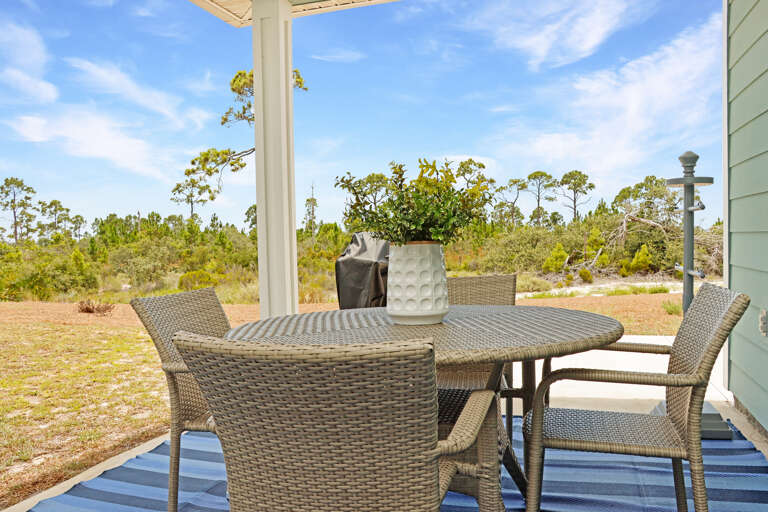 Outdoor Dining on Back Porch