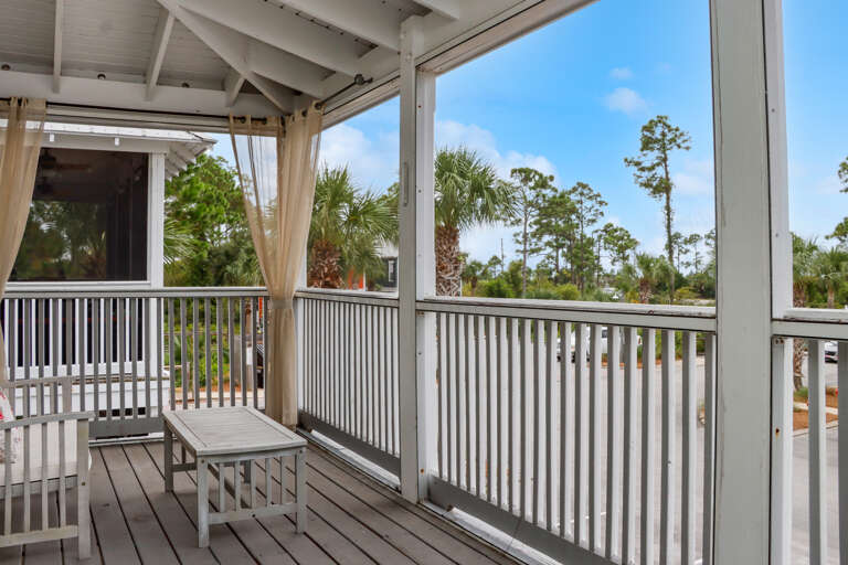 Bedroom 1 - Top Floor Screened Deck