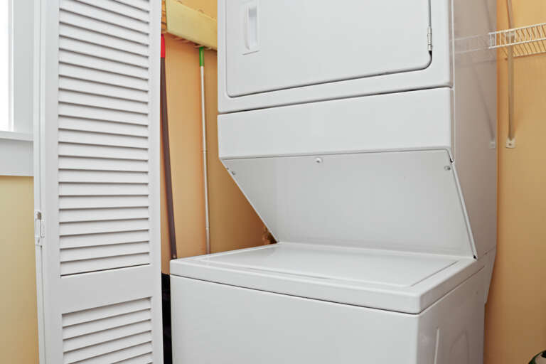 Laundry in Half Bathroom