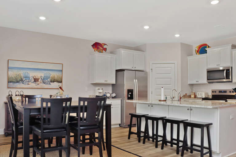 Dining Area and Bar Seating Dining Area and Bar Seating