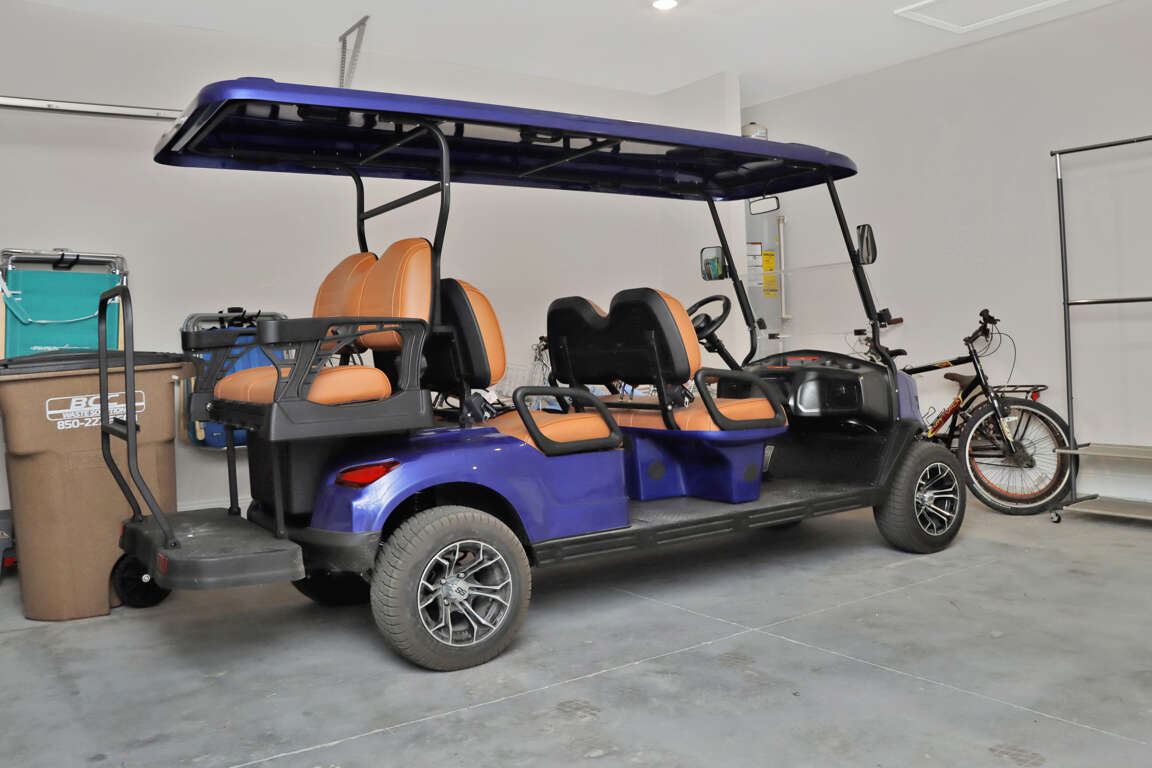 Garage with Golf Cart Garage with Golf Cart