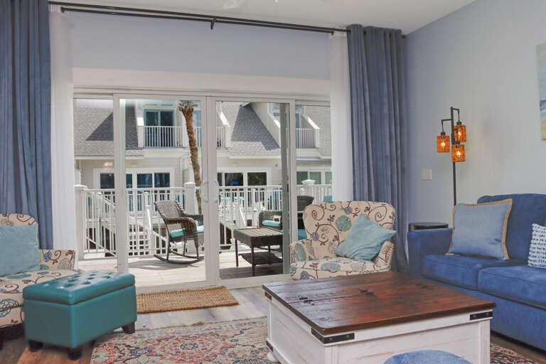 Living Room with Deck View Living Room with Deck View