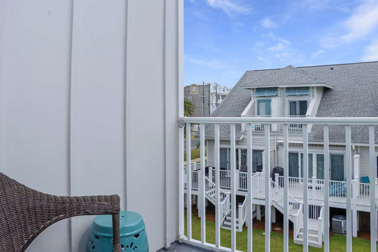 Bedroom 2 - Small Poolside Deck
