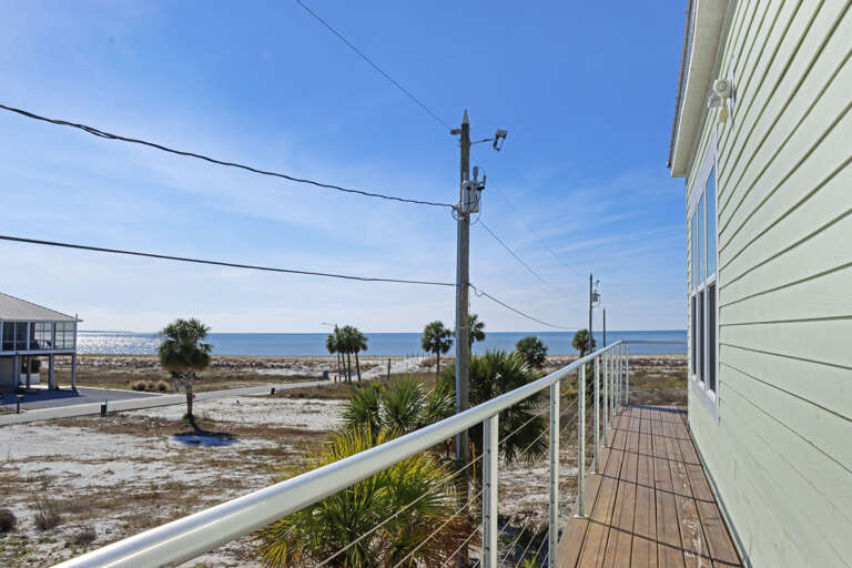 Beach View from Side Deck