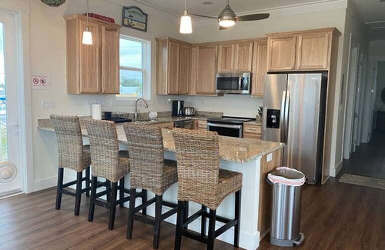 Kitchen with Bar area