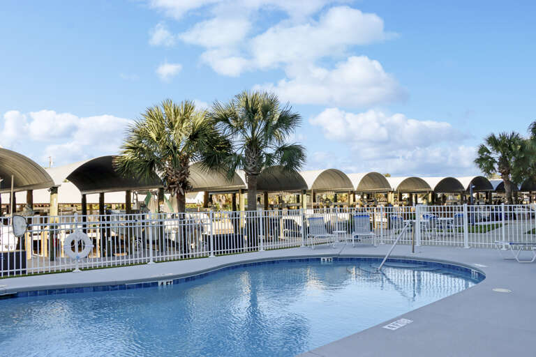 Canal Front Swimming Pool